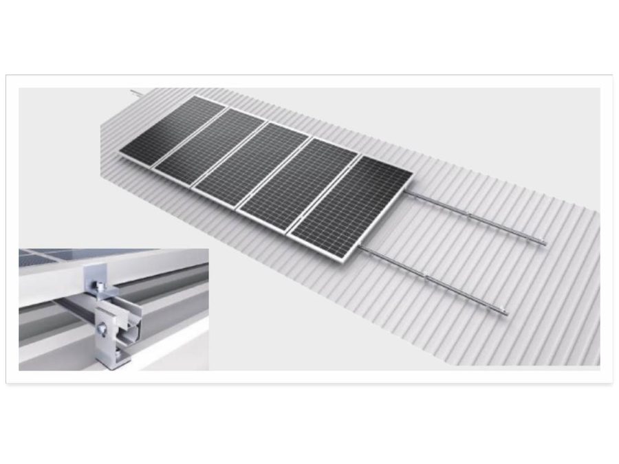 Corrugated roof mounting system