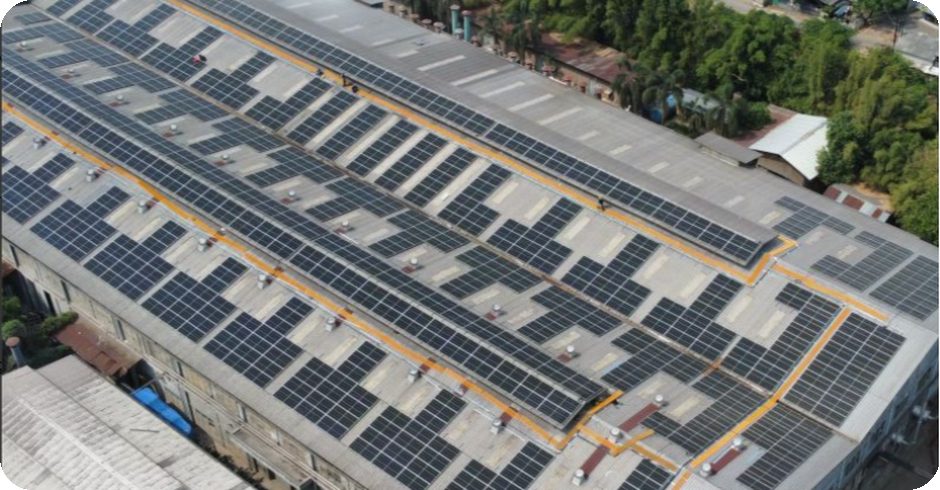 800 kW aluminum fixed-tilt ground-mount solar plant, Philippines